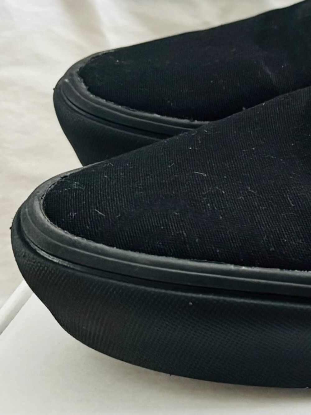Vans Authentic ComfyCush Black Canvas Sneakers Men's Size 12 Skate Casual Shoes - Picture 12 of 16